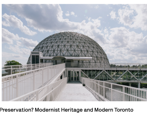 Preservation? Modernist Heritage and Modern Toronto Symposium